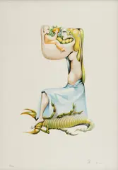 Jules Perahim, Nun, cromolitografie