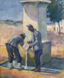 Camil Ressu, La cișmea (Soldați români la Plevna)