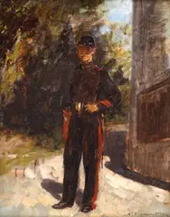 Nicolae Vermont, În permisie (Călăraș), 1902, ulei pe pânză