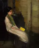 Leon Biju, Pe gânduri, anii '40, ulei pe carton