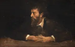 Nicolae Grigorescu, Pe gânduri, 1867-1869, ulei pe lemn