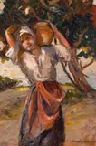 Mina Byck Wepper, De la izvor, anii '30, ulei pe carton