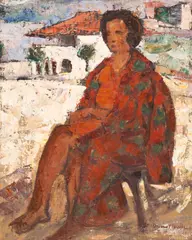 Ștefan Dimitrescu, Vara la Balcic, cca. 1930, ulei pe pânză