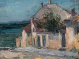 Jean Alexandru Steriadi, Balcic, anii '30, ulei pe pânză lipită pe lemn