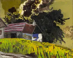 Poiana Mărului by Horia Bernea, 1966, ulei pe pânză, sold Jun 2026