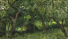Livadă by Horia Bernea, 1989, ulei pe pânză, sold Jun 2026