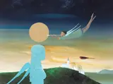 Felix Aftene, Buna Vestire, 2026, acrilic pe pânză