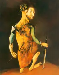 Le samouraï by Georges Mazilu, acrilic pe pânză, offered Jun 2026