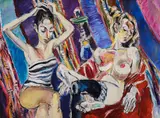 Yuri Bukov, Boudoir, маслени бои върху платно