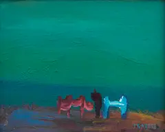 Georgy Baev, Seascape, 1988, маслени бои върху платно