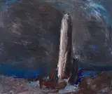 Georgy Baev, Memorial I, 1983, маслени бои върху фазер
