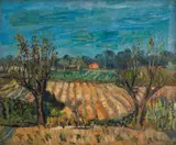 David Peretz, Orchard in Provence, the '50s, oil on canvas