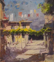 Vladimir Manski, Sozopol, 1980, маслени бои върху платно