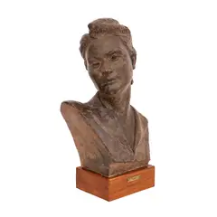 Yanko Pavlov, Elegance, 1938, патиниран гипс