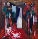 Encho Pironkov, Untitled, маслени бои върху платно