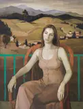 Liliana Ruseva, Portrait of Ralitsa (the daugther of the artist), маслени бои на платно