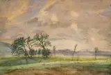 Vasil Stoilov, Before the storm, 1936, акварел върху хартия