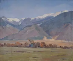 Georgi Lazov, Mountain landscape, маслени бои върху платно