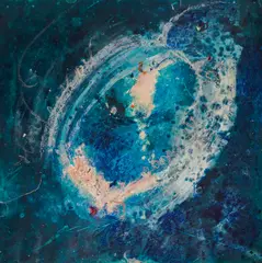Cosmos by Iliya Peikov, 1975, маслени бои върху картон, sold Jun 2026