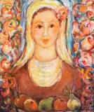 Mara Atanasova, Maiden, маслени бои върху платно