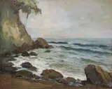 Napoleon Alekov, Shore, маслени бои въхру шперплат