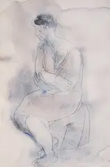 Svetlin Rusev, Reflection, акварел върху хартия