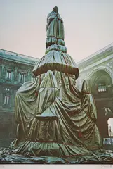 Christo, Leonardo's wrapped monument, колотипия
