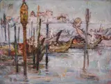 Petar Slavov-Kera, Venice (Grand Canal), маслени бои върху платно