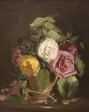 Iosif Steurer, Trandafiri, ulei pe pânză