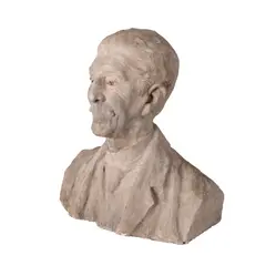 Emil Wilhelm Becker, Portret de bărbat, ipsos