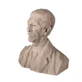 Emil Wilhelm Becker, Portret de bărbat, ipsos