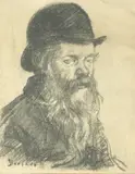 Jean Alexandru Steriadi, Evreu, litografie