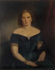 August Becker, Maria Tereza, ulei pe pânză