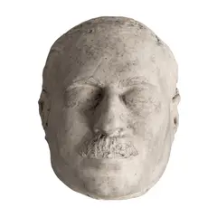 Masca mortuară by Emil Wilhelm Becker, ipsos, sold Jun 2026