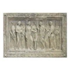 Emil Wilhelm Becker, Cele nouă muze, patronând științele și artele, ipsos patinat