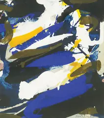 Abstract Composition by Edo Murtić, 1977., tempera and gouache on paper, sold Jun 2026
