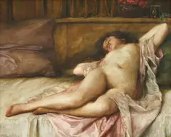 Robert Auer, Rest After, 1919., oil on canvas