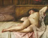 Robert Auer, Rest After, 1919., oil on canvas