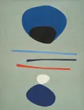 Vasko Lipovac, Composition IV/58, 1958., oil on canvas