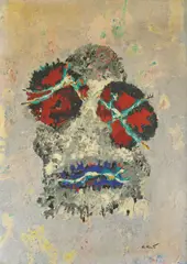 Albert Kinert, Abstraction, 1955.-1960., oil on canvas