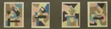 Vlado Kristl, Four Abstractions, collage