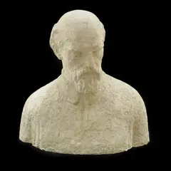 Ivan Mirković, Portrait of Ivan Meštrović, 1959., plaster