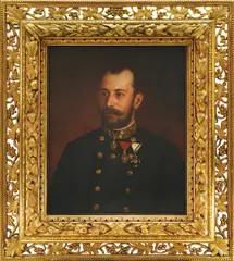 Vlaho Bukovac, Portrait of Nike Nardelli (Governor of the Kingdom of Dalmatia and Baron), 1890.-1895., oil on canvas