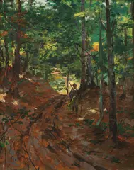 Oton Iveković, Summer Forest, 1886., oil on canvas