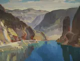 Mihovil (Mijo) Krušlin, Zavratnica Cove (Jablanac), 1920-ih, oil on canvas
