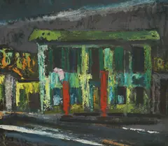Zlatko Šulentić, Matulj, 1969., oil on hardboard