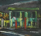 Zlatko Šulentić, Matulj, 1969., oil on hardboard
