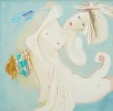 Nives Kavurić-Kurtović, Dream Catchers, 2000., oil and colored pencil on board