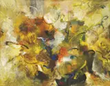 Greta Vizler, Sunny Landscape, 1972., oil on canvas