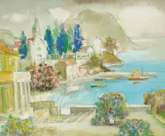 Mladen Veža, Brush, oil on canvas